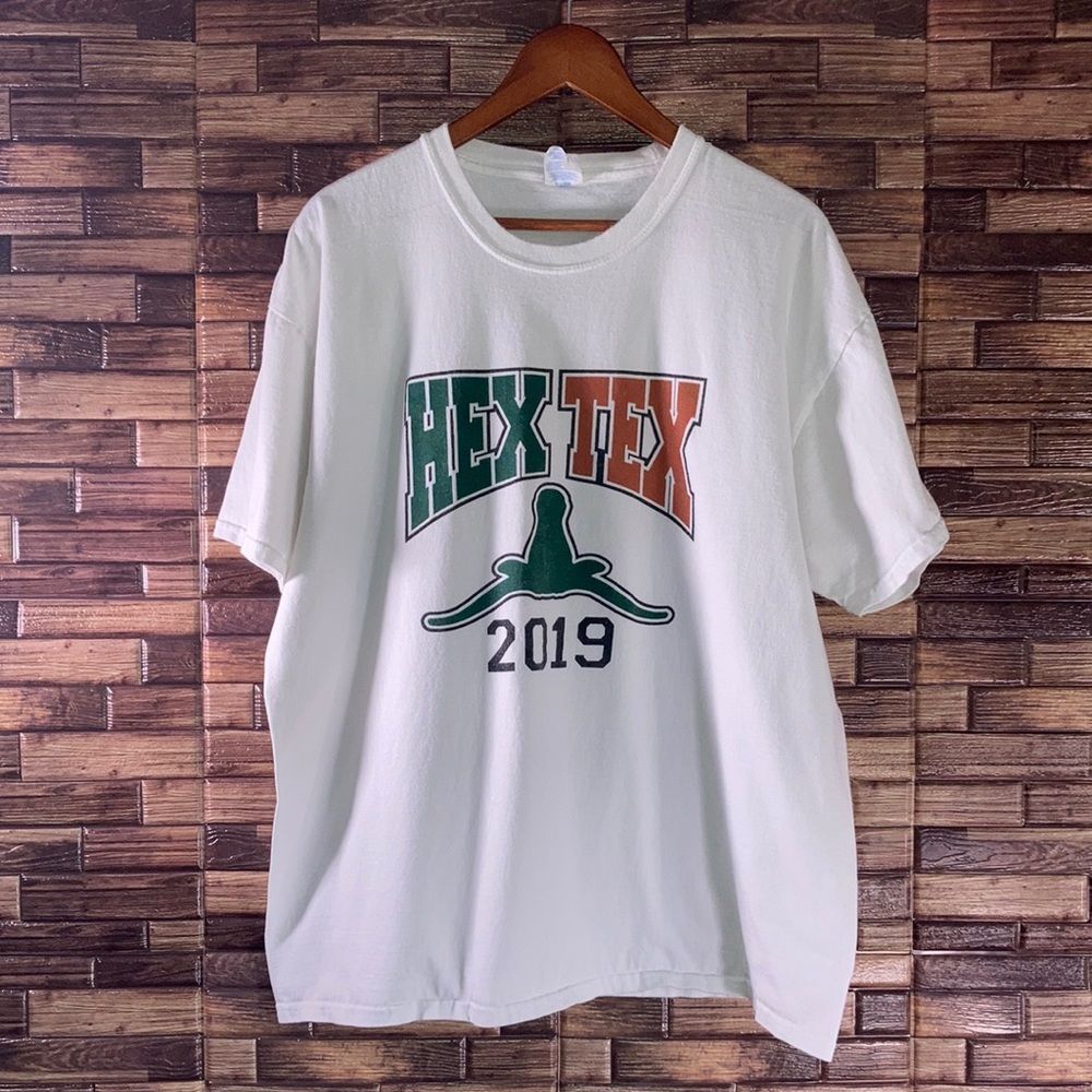 Unisex XL Port & Co Hex Tex 2019 Baylor Football T shirt